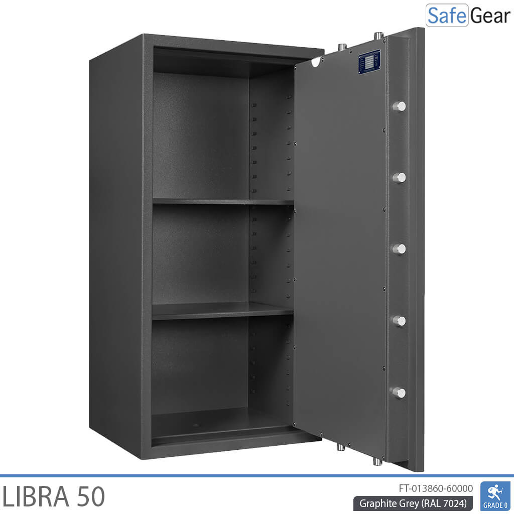Libra 50 - Cassaforte di Sicurezza (219 Litri) - Grado di Resistenza all'Intrusione 0