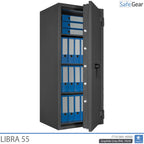 Libra 55 - Cassaforte di Sicurezza (293 Litri) - Grado di Resistenza all'Intrusione 0