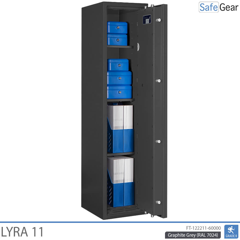 Lyra 11 - Cassaforte di sicurezza (125 Litri) - Test antieffrazione Grado 0