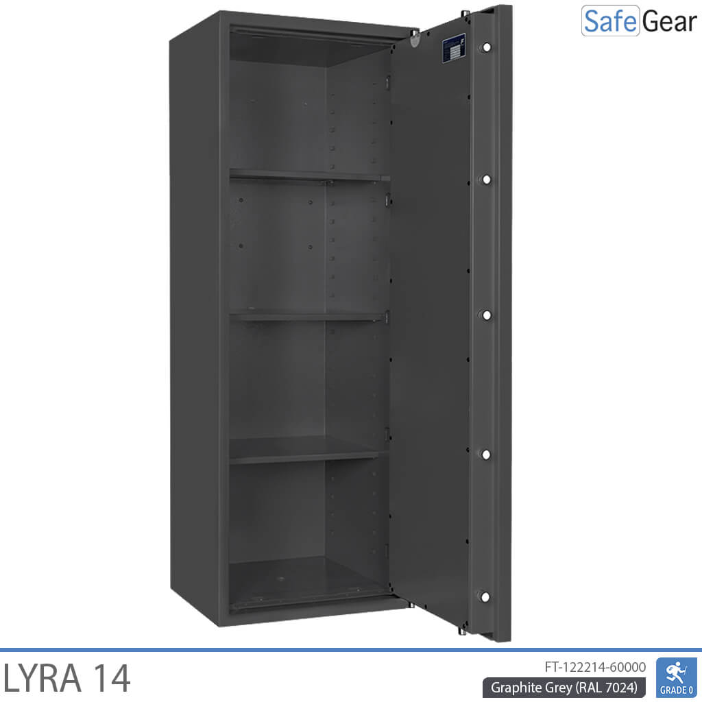 Lyra 14 - Cassaforte di sicurezza (165 Litri) - Test antieffrazione Grado 0