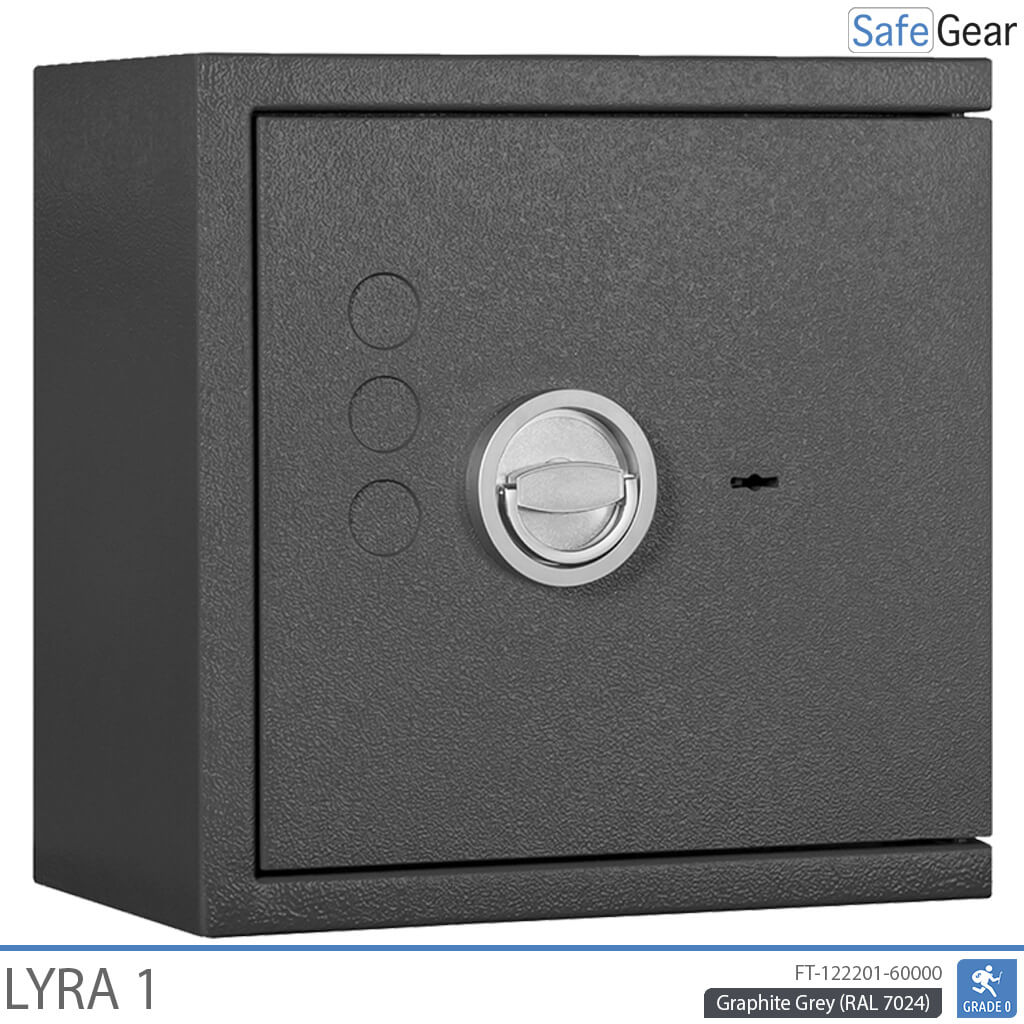 Lyra 1 - Cassaforte di sicurezza (16 Litri) - Test antieffrazione Grado 0