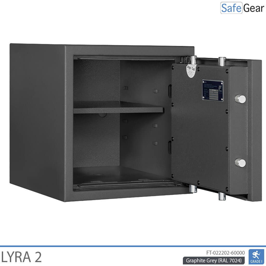 Lyra 2 - Cassaforte di sicurezza (31 Litri) - Test antieffrazione Grado 1