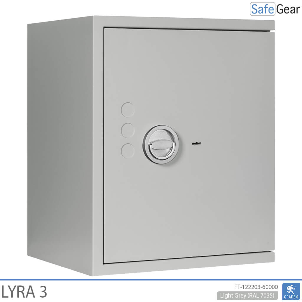 Lyra 3 - Cassaforte di sicurezza (66 Litri) - Test antieffrazione Grado 0