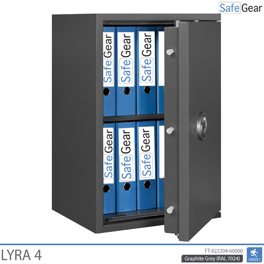 Lyra 4 - Cassaforte di sicurezza (84 Litri) - Test antieffrazione Grado 1