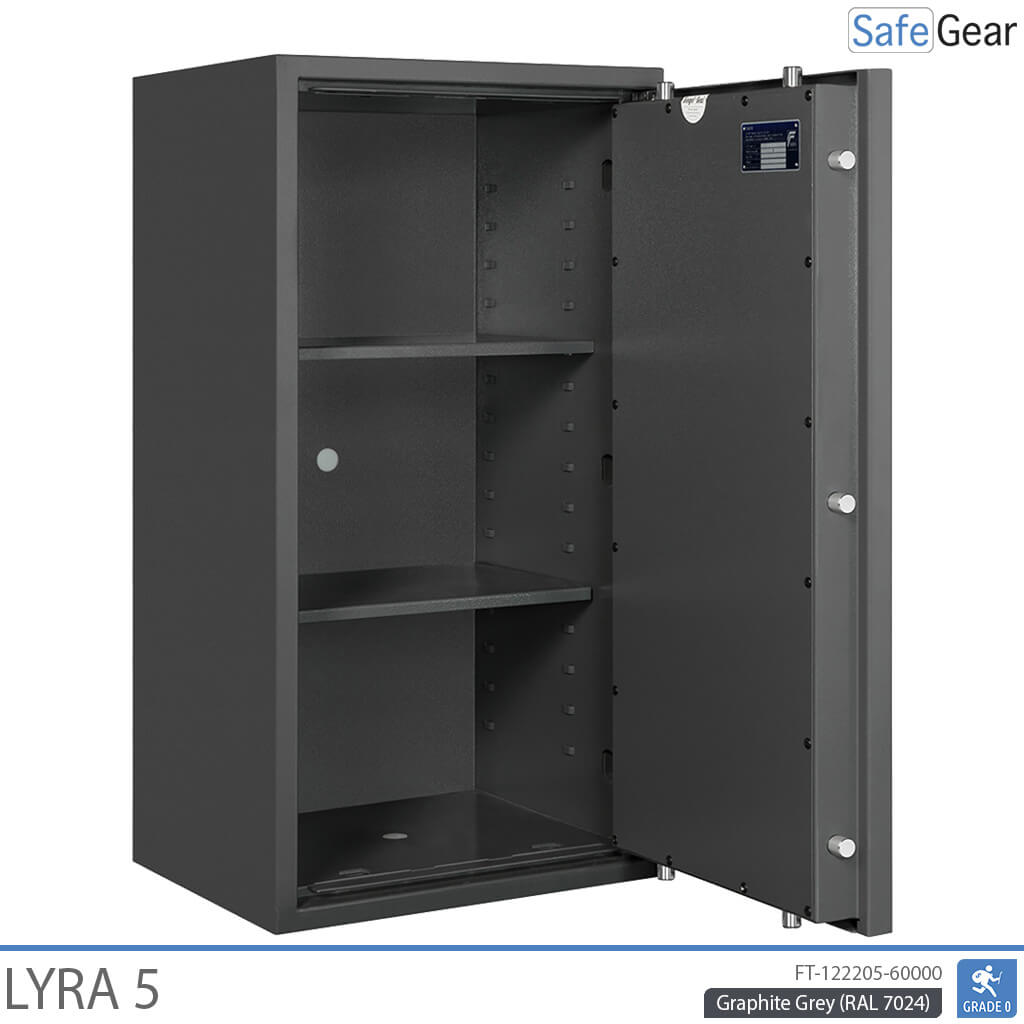 Lyra 5 - Cassaforte di sicurezza (109 Litri) - Test antieffrazione Grado 0