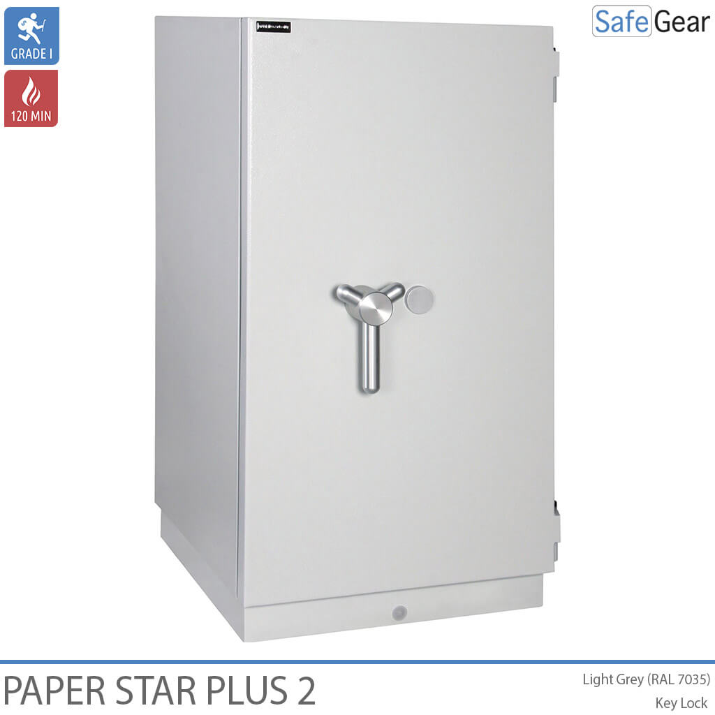 Armadio Antincendio Paper Star Plus 2 (141 L) - Test antieffrazione Grado I / Test antincendio 120 min