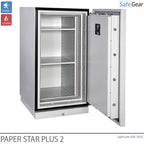Armadio Antincendio Paper Star Plus 1 (115 L) - Test antieffrazione Grado I / Test antincendio 120 min