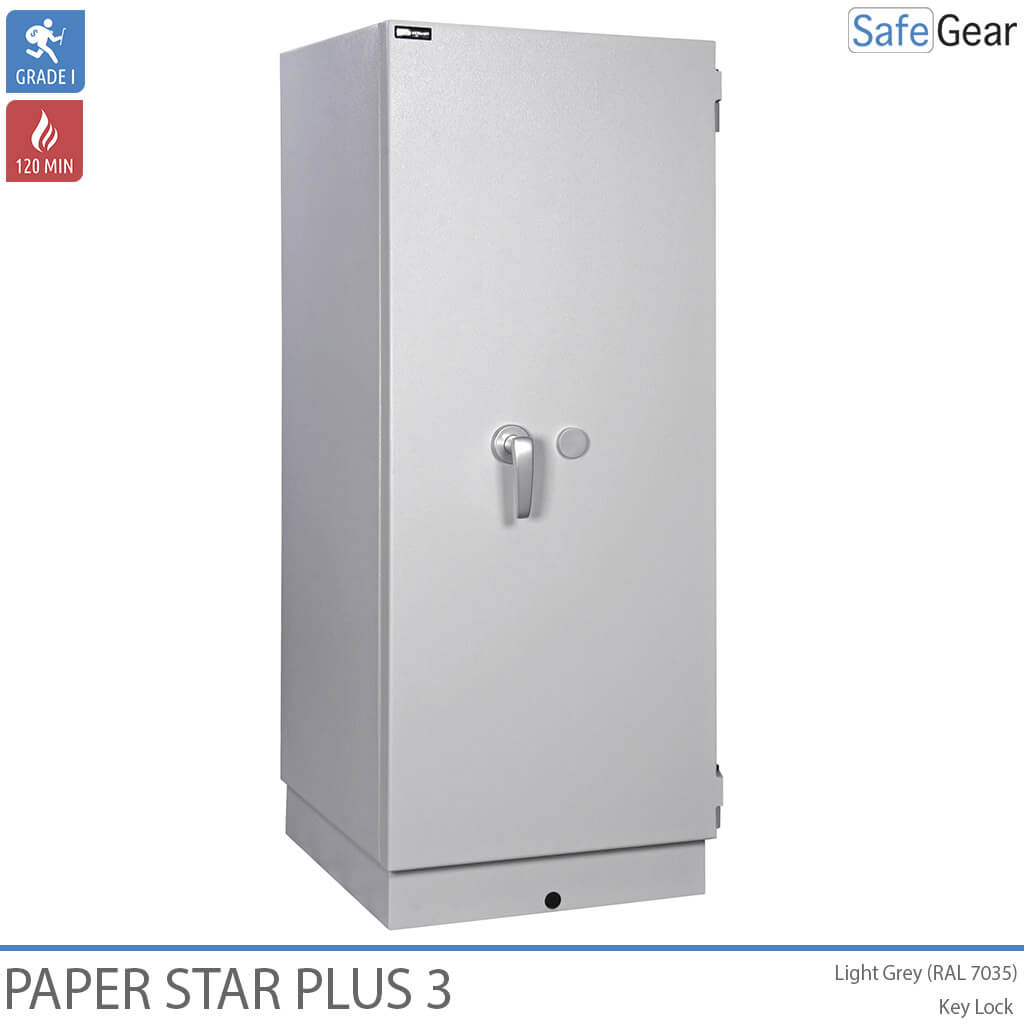 Armadio Antincendio Paper Star Plus 3 (196 L) - Test antieffrazione Grado I / Test antincendio 120 min