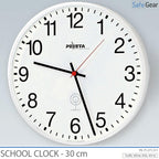 Orologio Scolastico analogico - da interno - rotondo - 40 cm
