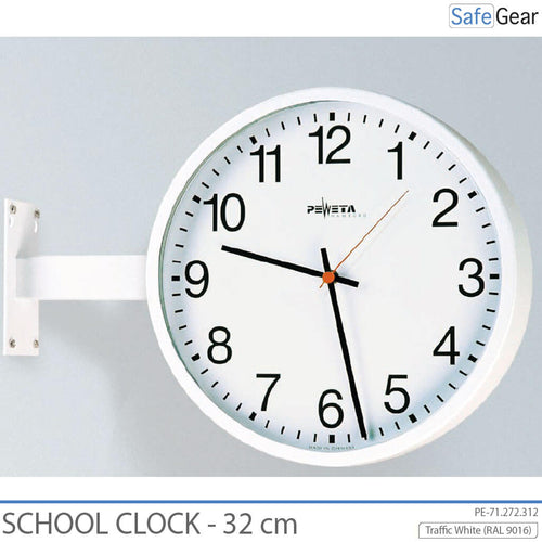 Analog School Clock - Indoor - Round - 32 cm