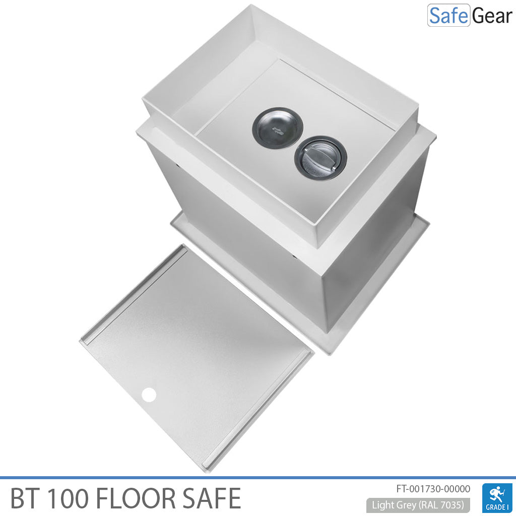BT 100 Cassaforte da pavimento antieffrazione (44 L) - Test antieffrazione Grado 1