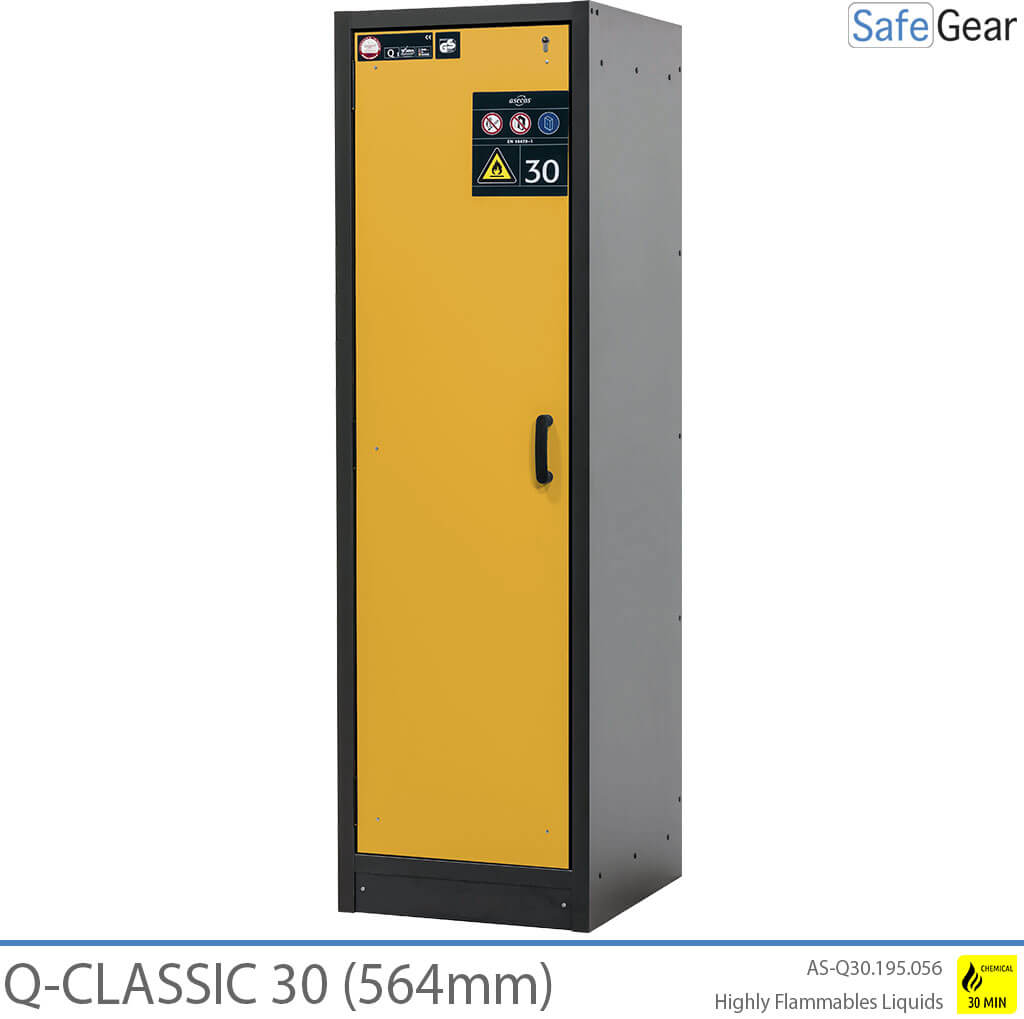 Q-CLASSIC 30 - 3 ripiani (380 L) / Resistente al fuoco per 30 minuti