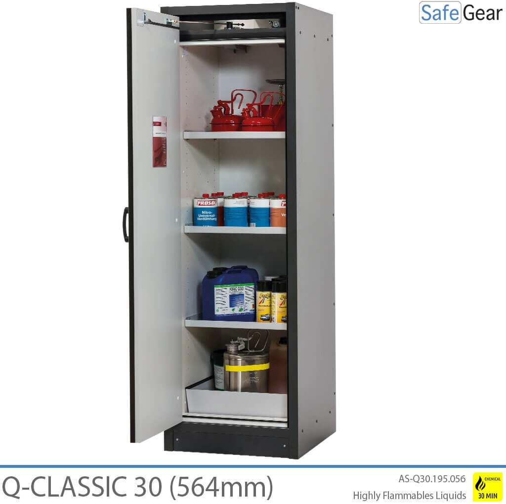 Q-CLASSIC 30 - 3 ripiani (380 L) / Resistente al fuoco per 30 minuti