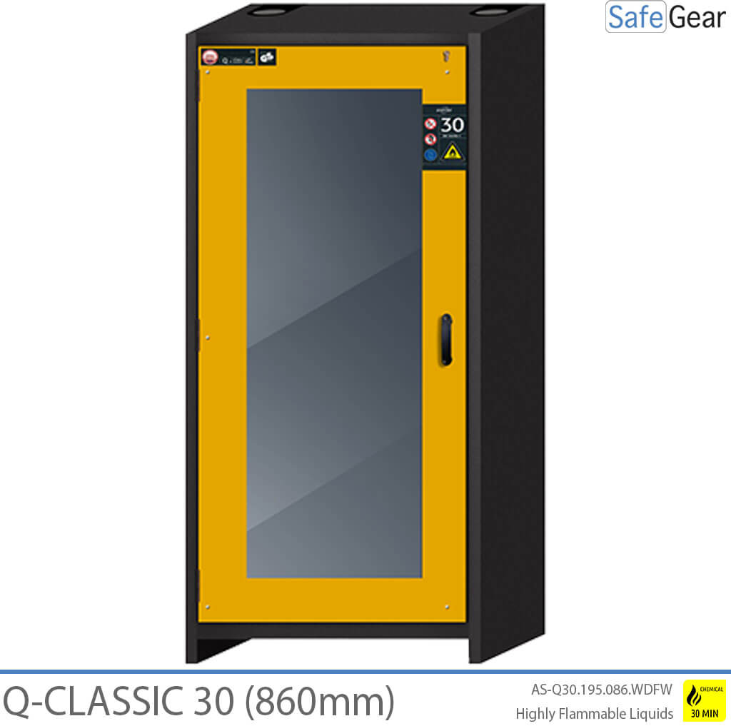 Q-DISPLAY 30 - 3 ripiani (633 L) / Resistente al fuoco per 30 minuti