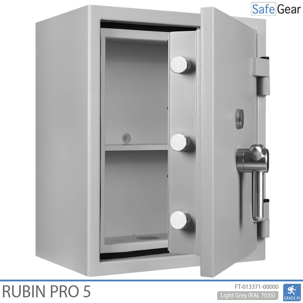 Rubin Pro 5 - Cassaforte di sicurezza (57 Litri) - Test antieffrazione Grado 3