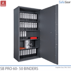 SB Pro 60 Fireproof Safe (50 Binders) - Code Lock