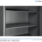 SB Pro 60 Fireproof Safe (50 Binders) - Key Lock