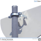 Traffic mirror - T Panorama 78-x-40-x-16 cm