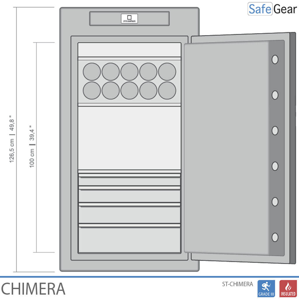 Cassaforte Di Lusso - CHIMERA - Serratura elettronica