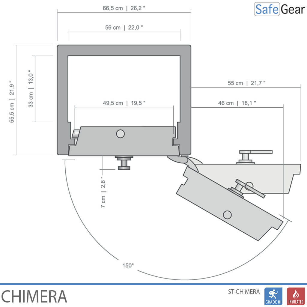 Cassaforte Di Lusso - CHIMERA - Serratura elettronica