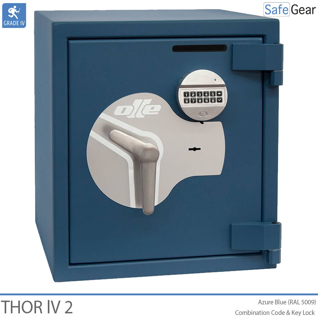 Thor IV Storage (45L) - Test antieffrazione Grado 4 - Serratura A Codice e serratura a chiave
