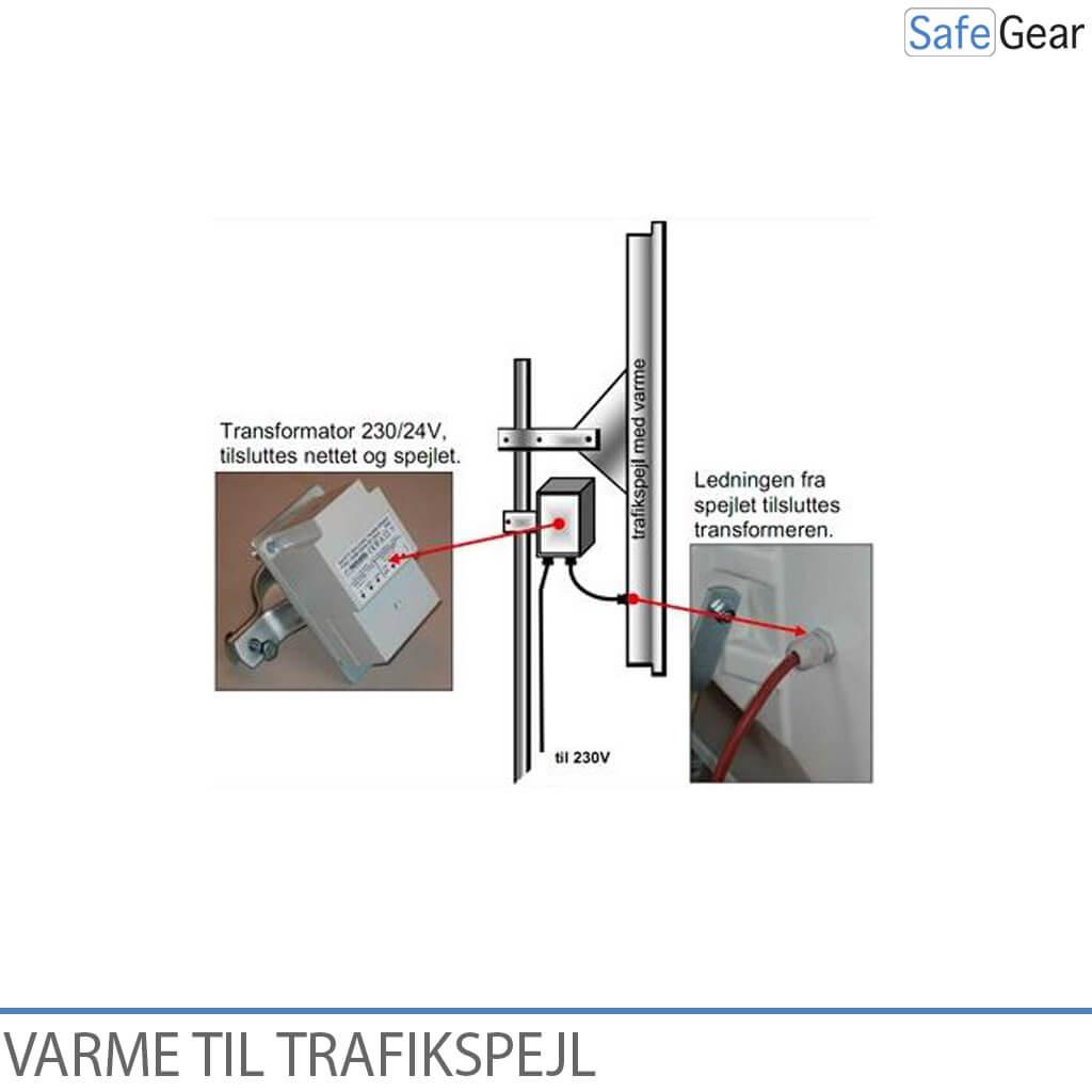 Varme til trafikspejl