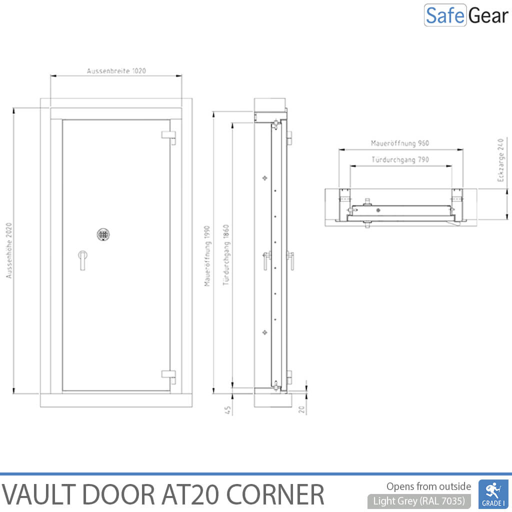 Porta Corazzata - AV1-20 - Grado 1
