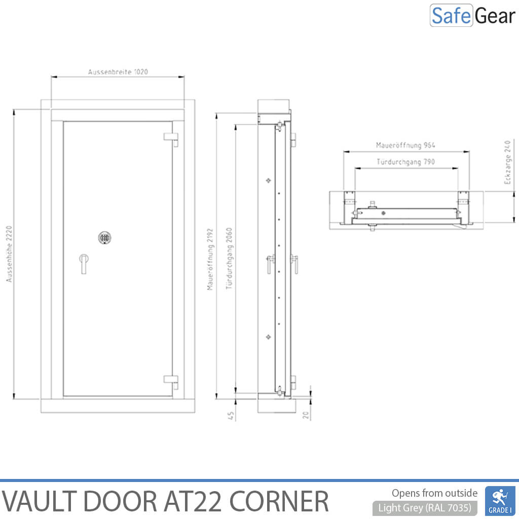 Porta Corazzata - AT1-22 - Grado 1