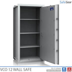 VCO 12 Cassaforte a parete (169 L) - Test antieffrazione Grado 1 - Grigio chiaro - Serratura a chiave