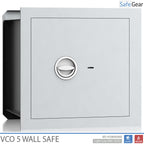 VCO 5 Cassaforte a parete (43 L) - Test antieffrazione Grado 1 - Grigio chiaro - Serratura A Codice