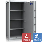 VCO 12 Cassaforte a parete (169 L) - Test antieffrazione Grado 1 - Grigio chiaro - Serratura A Codice
