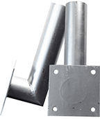 Wall Bracket Accessory for 76 mm Pole Bracket