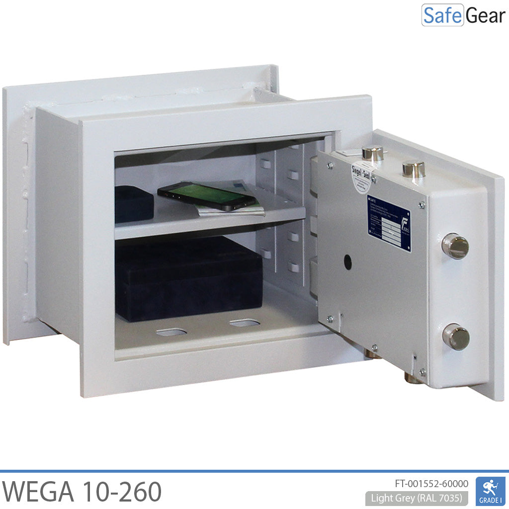 Wega 10-260 Cassaforte a muro (12L) - Grado di prova antieffrazione I