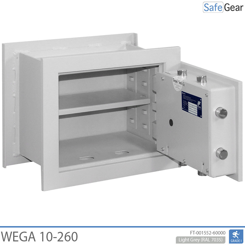 Wega 10-260 Cassaforte a muro (12L) - Grado di prova antieffrazione I