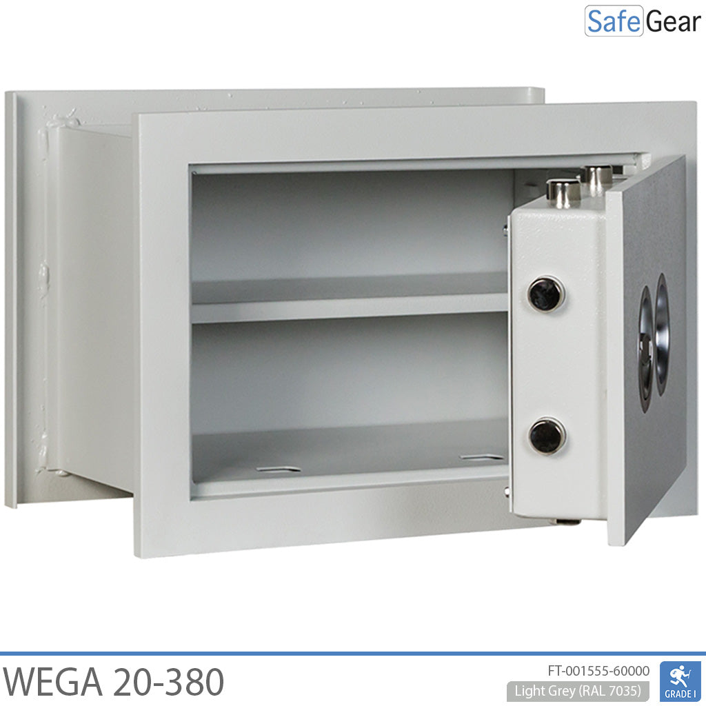 Wega 20-380 Cassaforte a muro (27L) - Grado I di resistenza all’effrazione