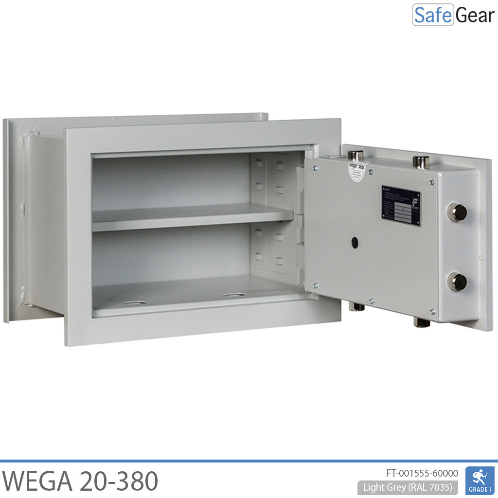 Wega 20-380 Cassaforte a muro (27L) - Grado I di resistenza all’effrazione