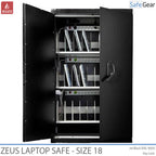 Zeus 14 - laptop safe (16 laptops) - Code Lock